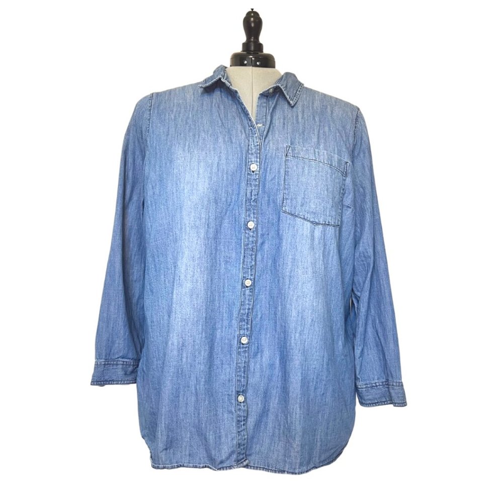 Torrid Chambray button up